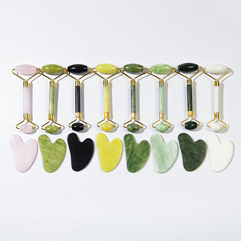 MIKIBEAUTY™ Jade Gua Sha Roller