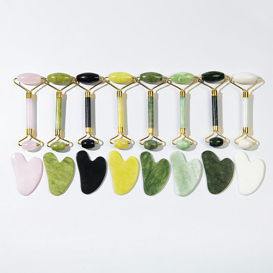 MIKIBEAUTY™ Jade Gua Sha Roller