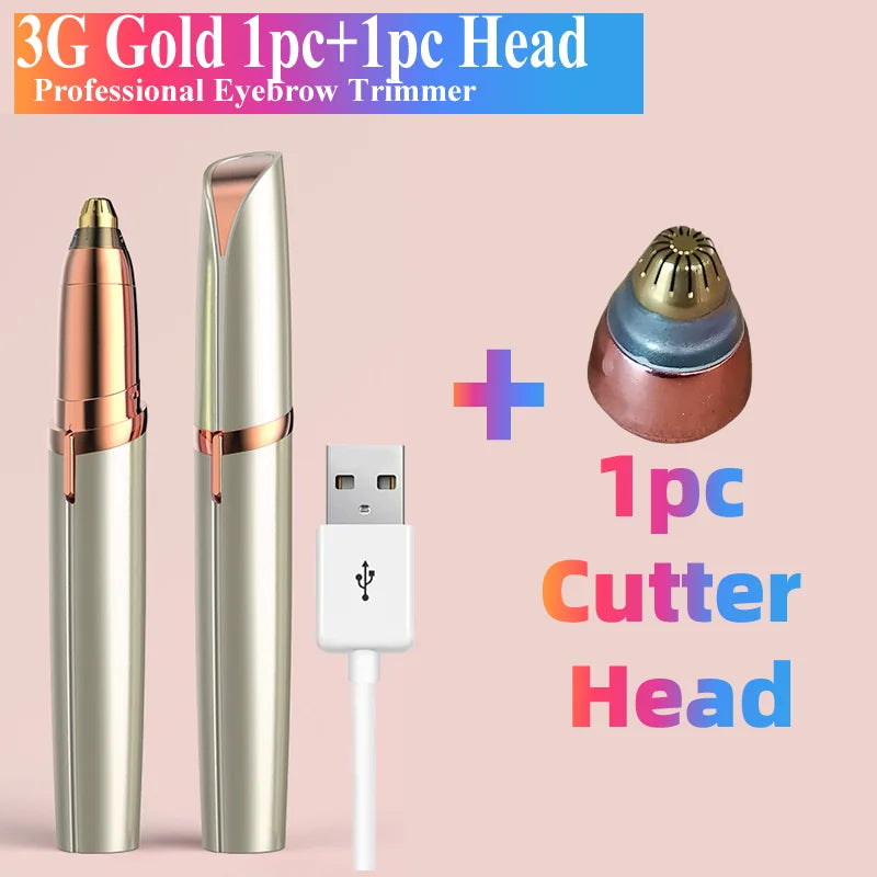 silk eyebrow and facial hair trimmer