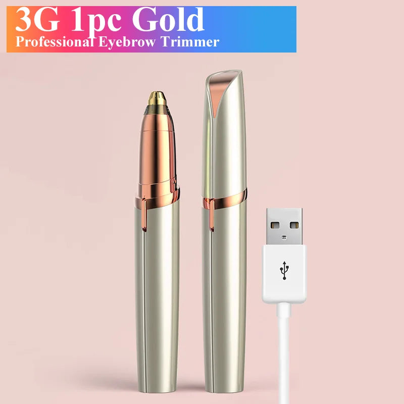 silk eyebrow and facial hair trimmer