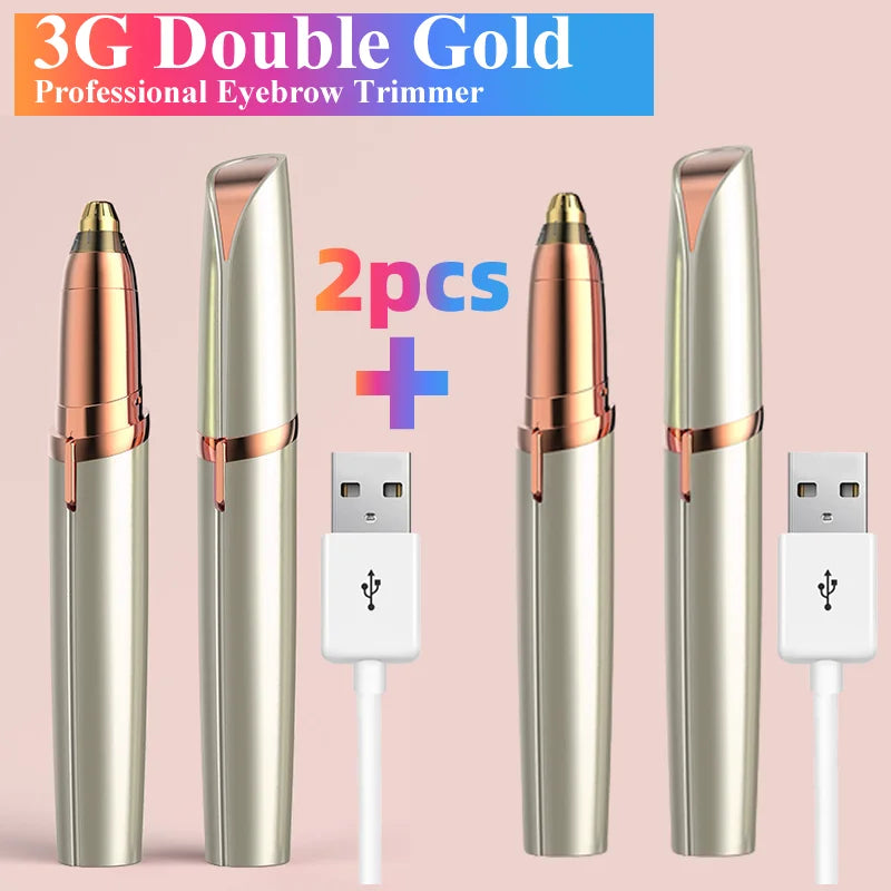 silk eyebrow and facial hair trimmer