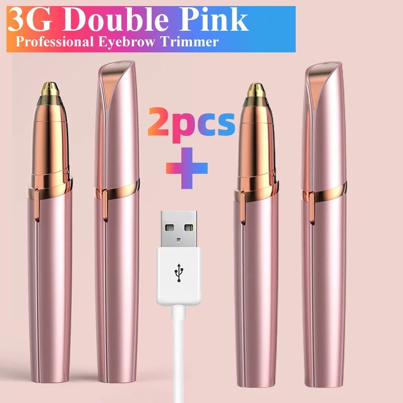 silk eyebrow and facial hair trimmer