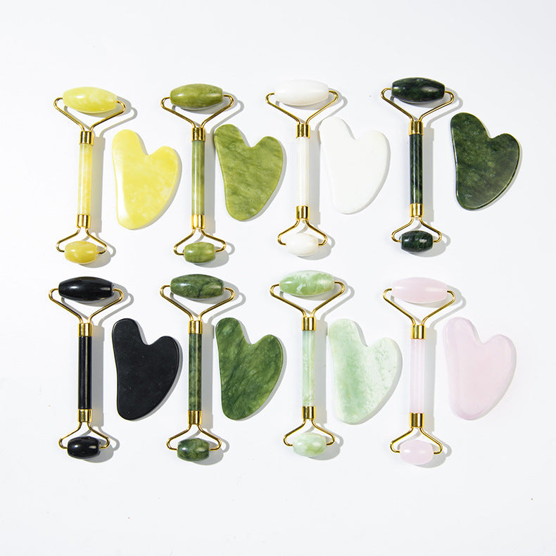 MIKIBEAUTY™ Jade Gua Sha Roller