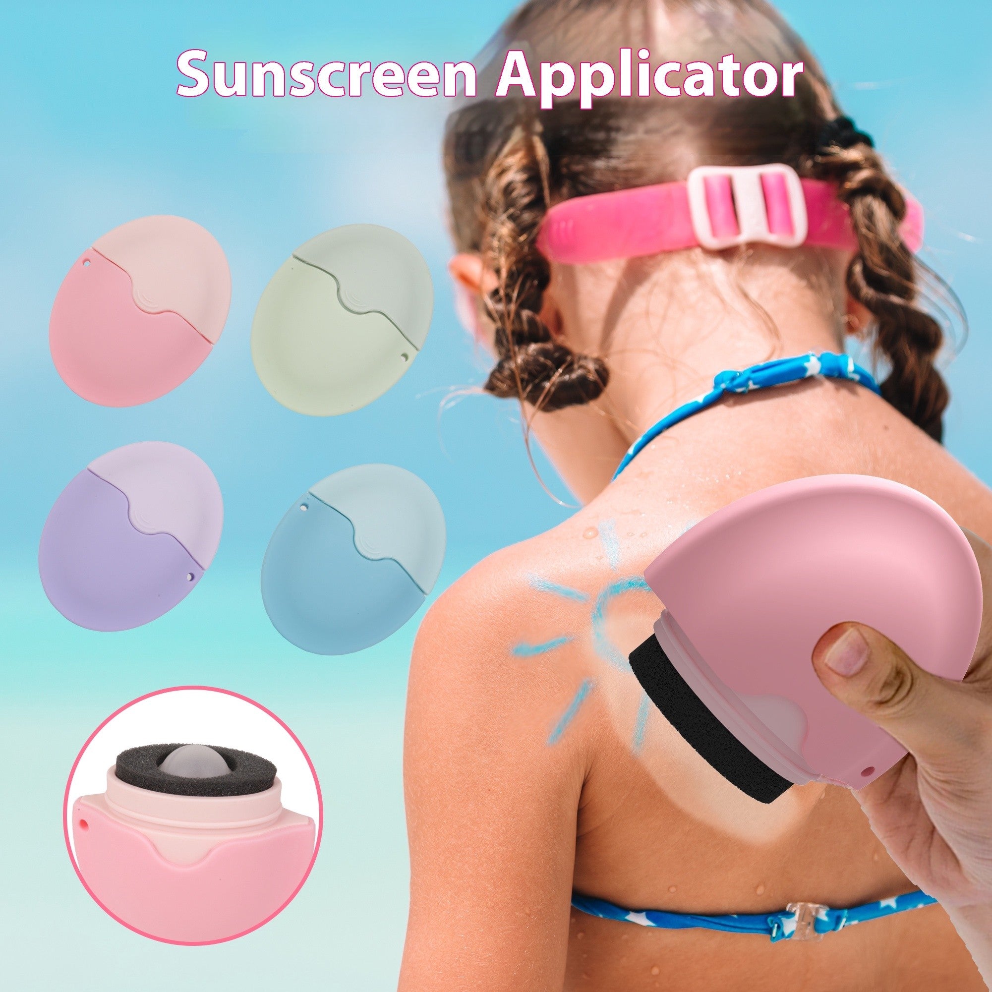silicone roller applicator for skincare